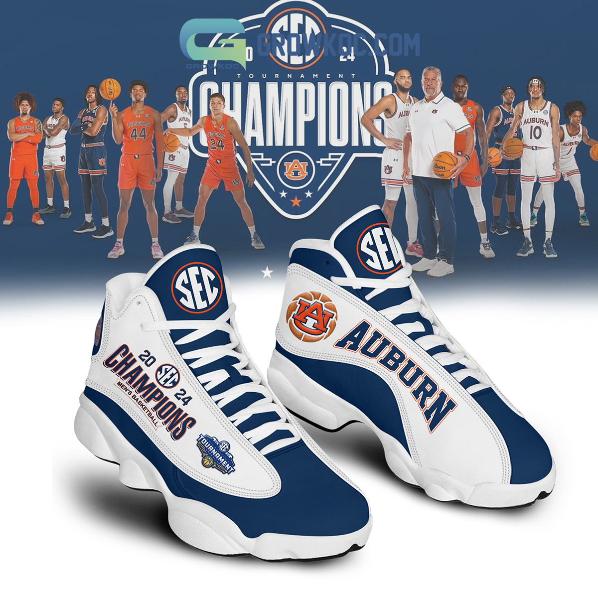 JWFancy Auburn Tigers AJ13 Sneakers Shoes For Men And Women