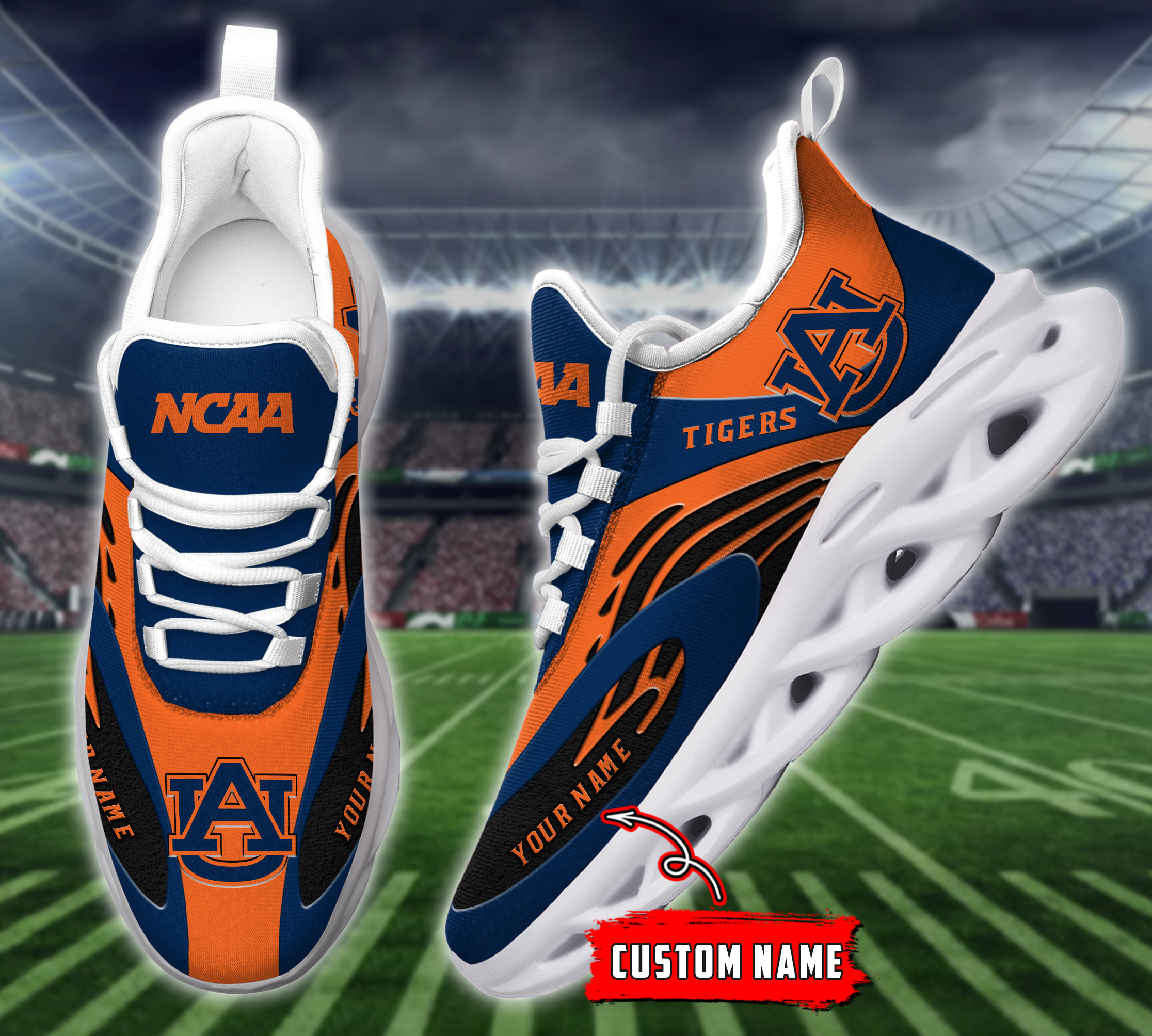 JWFancy Auburn Tigers NCAA Max Soul Shoes Sneakers For Men And Women