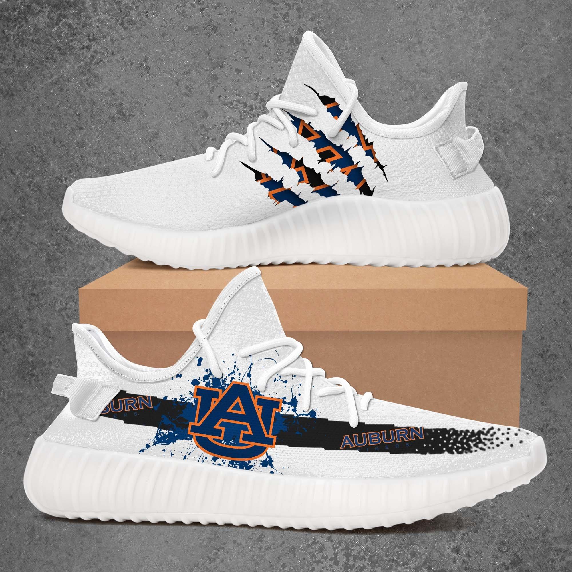 JWFancy Auburn Tigers Yeezy Boost Shoes For Men And Women