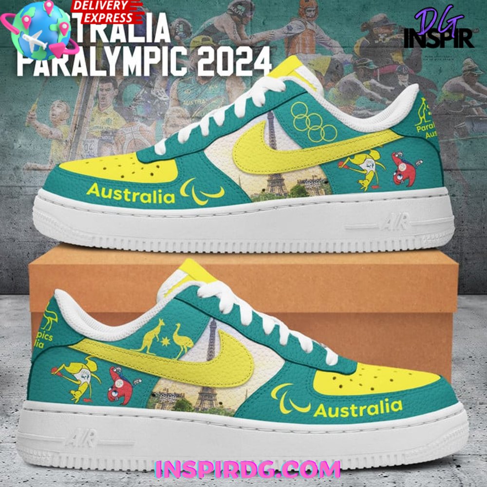 JWFancy Australia Paralympic Air Low-Top Sneakers Shoes For Men And Women