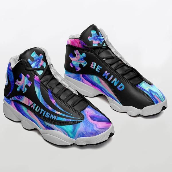 JWFancy Autism AJ13 Sneakers Shoes For Men And Women