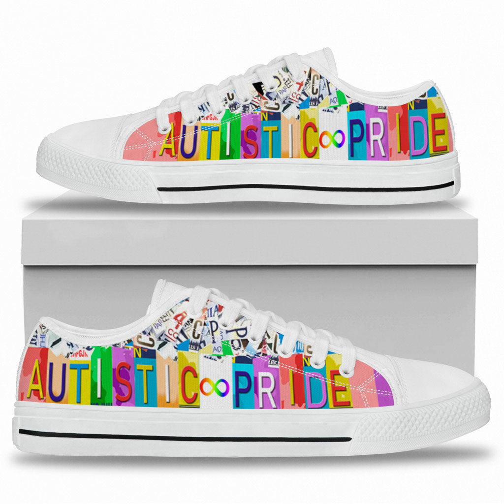 JWFancy Autistic Pride - Autism Awareness Low Top Canvas Sneakers Shoes For Men And Women