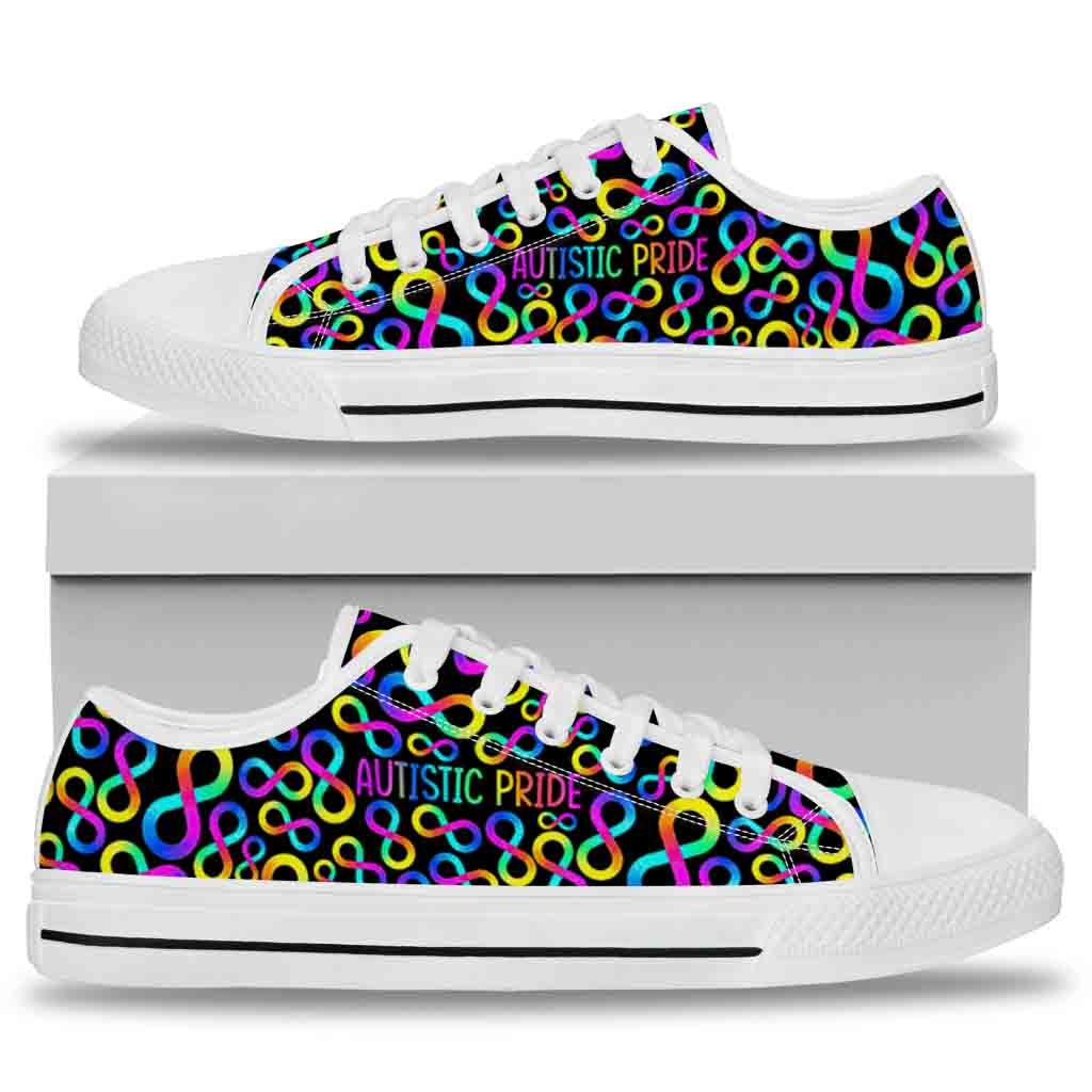 JWFancy Autistic Pride - Autism Awareness  Low Top Canvas Sneakers Shoes For Men And Women