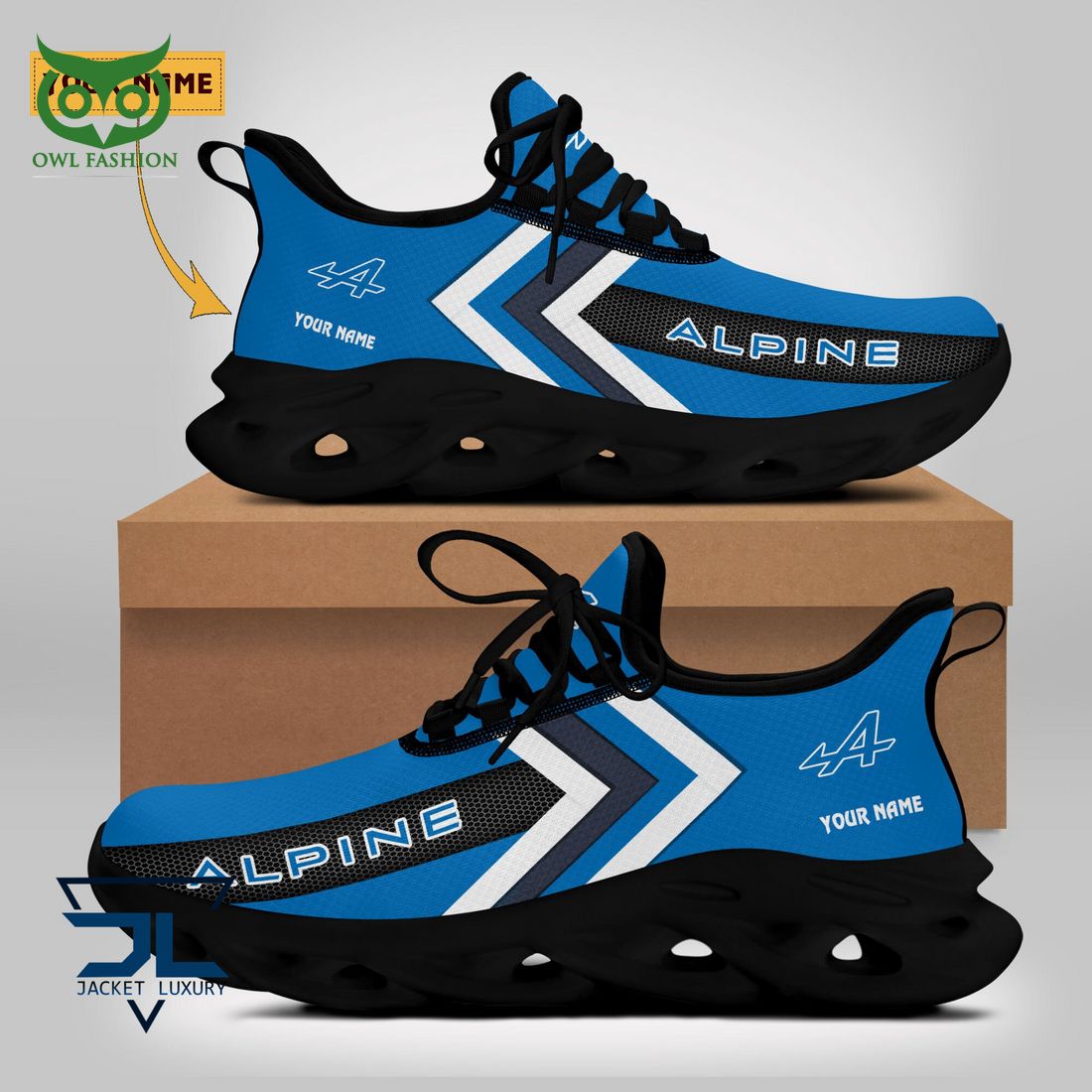 JWFancy Automobiles Alpine Max Soul Shoes Sneakers For Men And Women