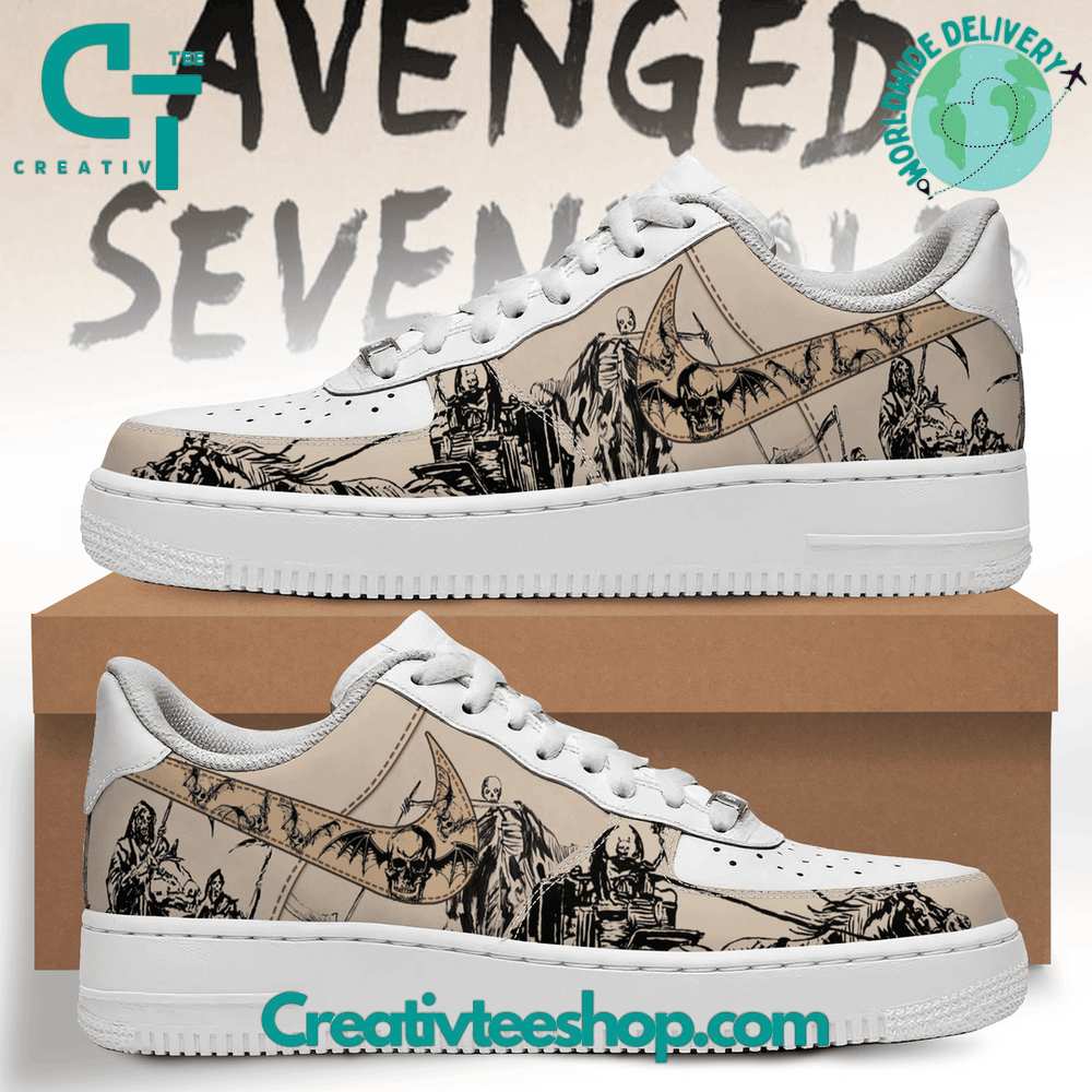 JWFancy Avenged Sevenfold Air Low-Top Sneakers Shoes For Men And Women