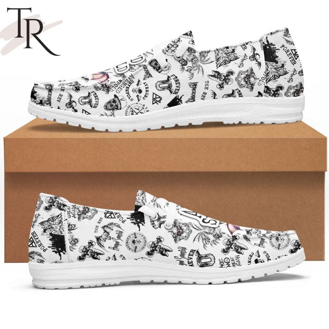 JWFancy Avenged Sevenfold Hey Dude Shoes Wally Men's Lace Up Loafers Comfortable For Men And Women