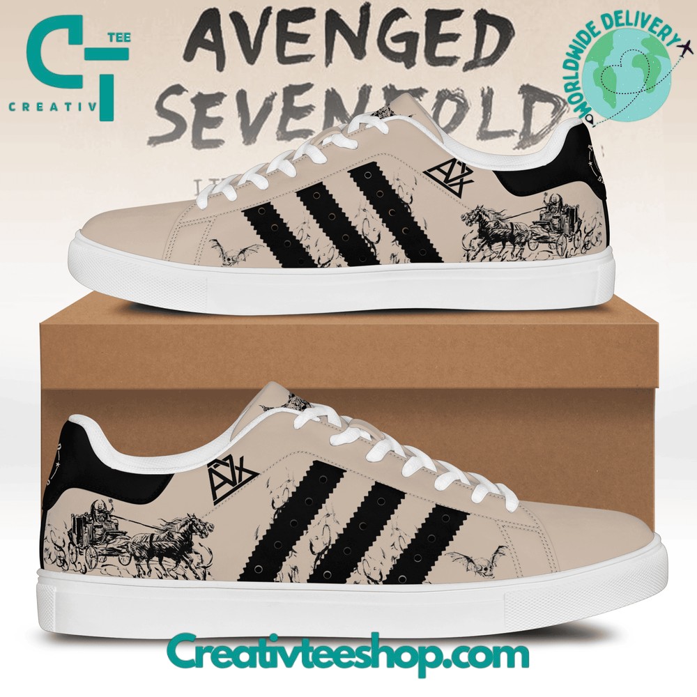JWFancy Avenged Sevenfold Skate Stan Shoes Sneakes For Men And Women