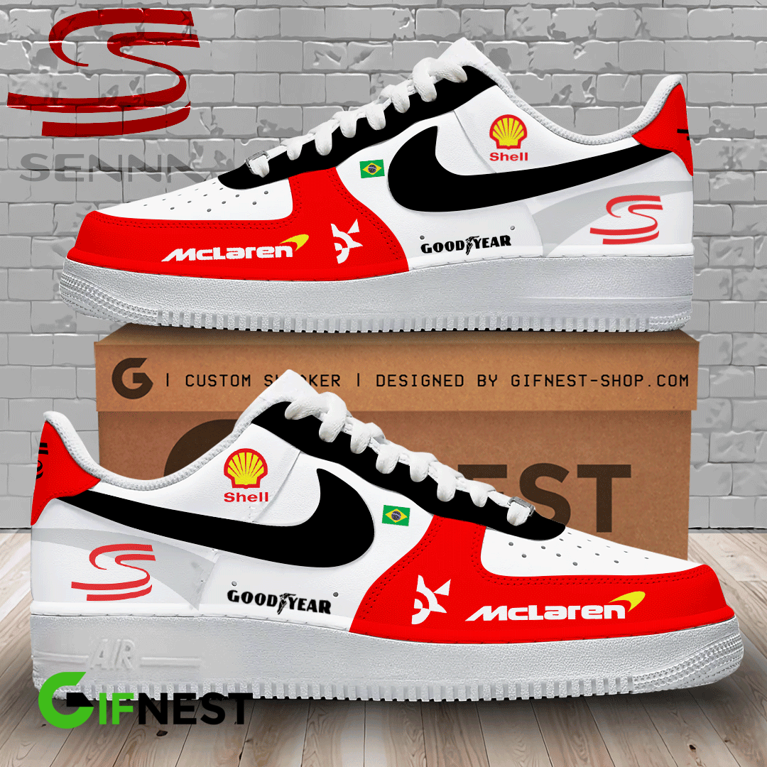 JWFancy Ayrton Senna Air Low-Top Sneakers Shoes For Men And Women