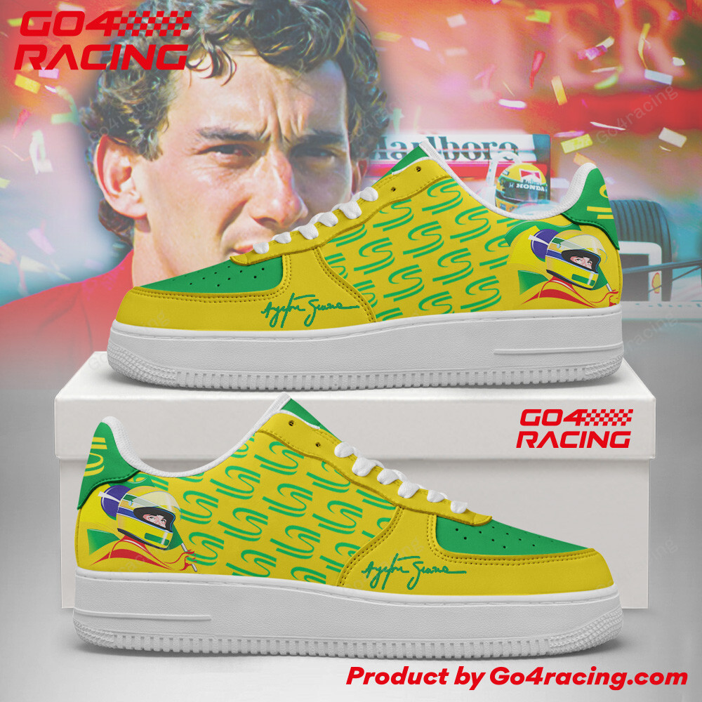 JWFancy Ayrton Senna Air Low-Top Sneakers Shoes For Men And Women