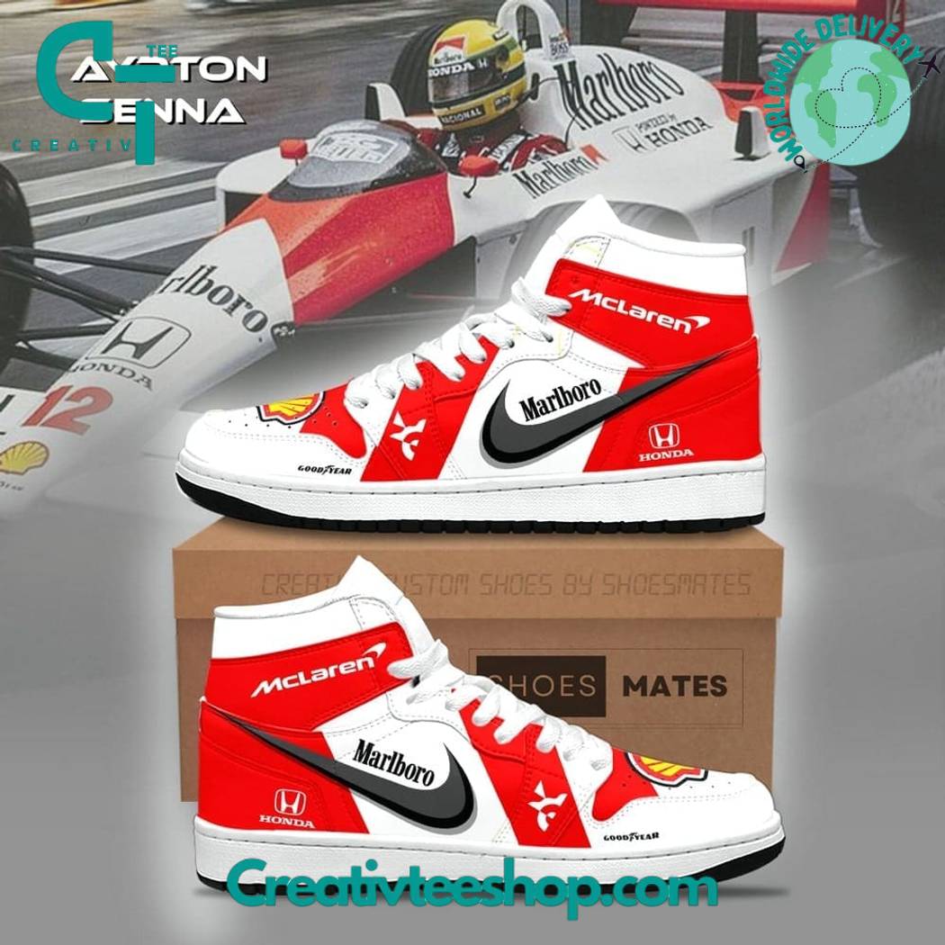JWFancy Ayrton Senna AJ1 High Sneakers Shoes For Men And Women