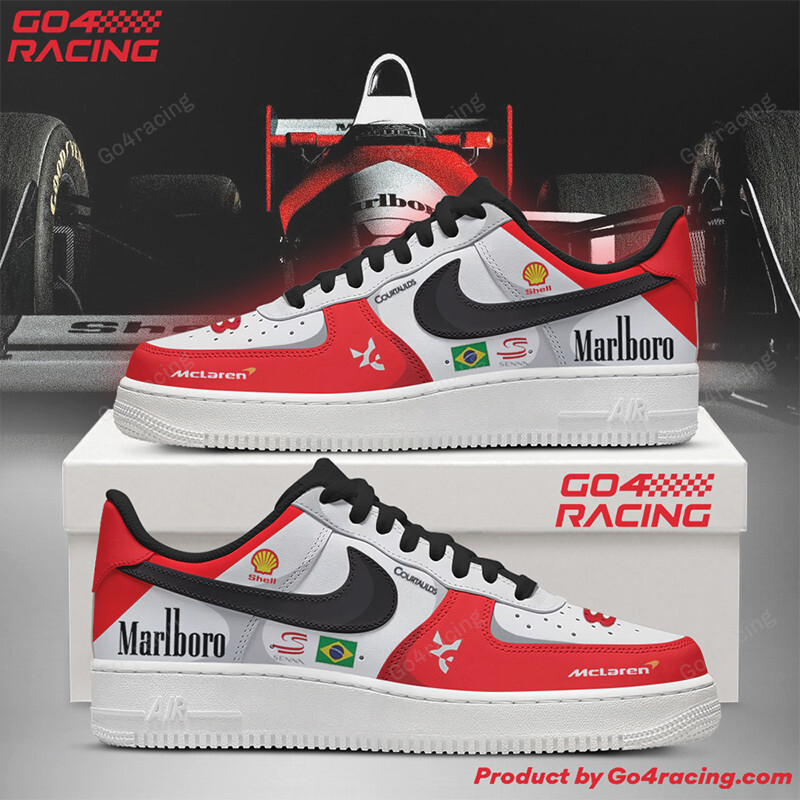 JWFancy Ayrton Senna Formula Air Low-Top Sneakers Shoes For Men And Women
