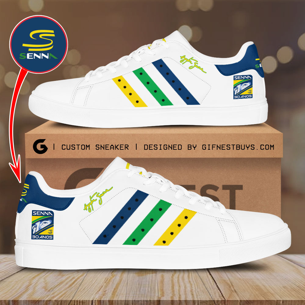 JWFancy Ayrton Senna Skate Stan Shoes Sneakes For Men And Women