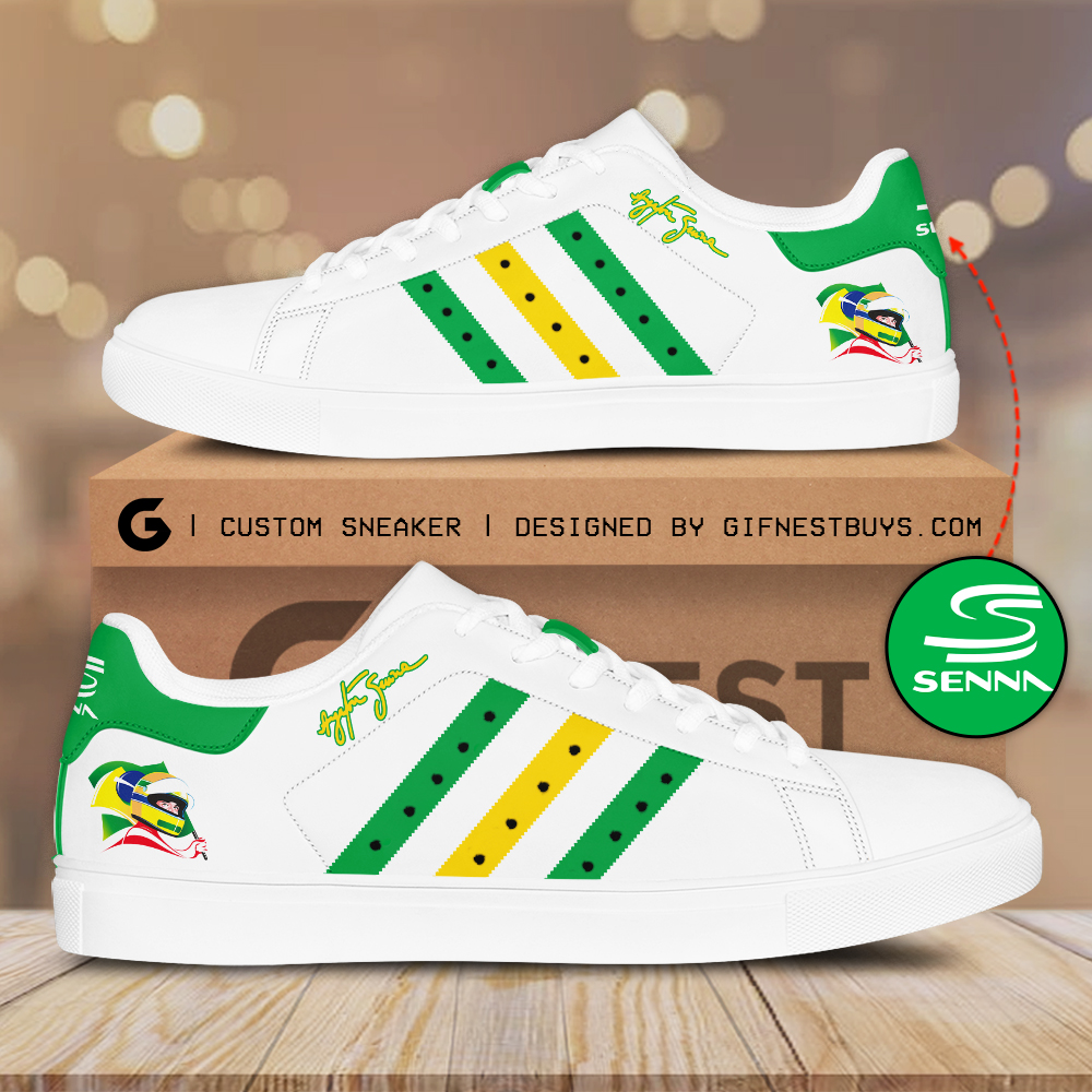 JWFancy Ayrton Senna Skate Stan Shoes Sneakes For Men And Women