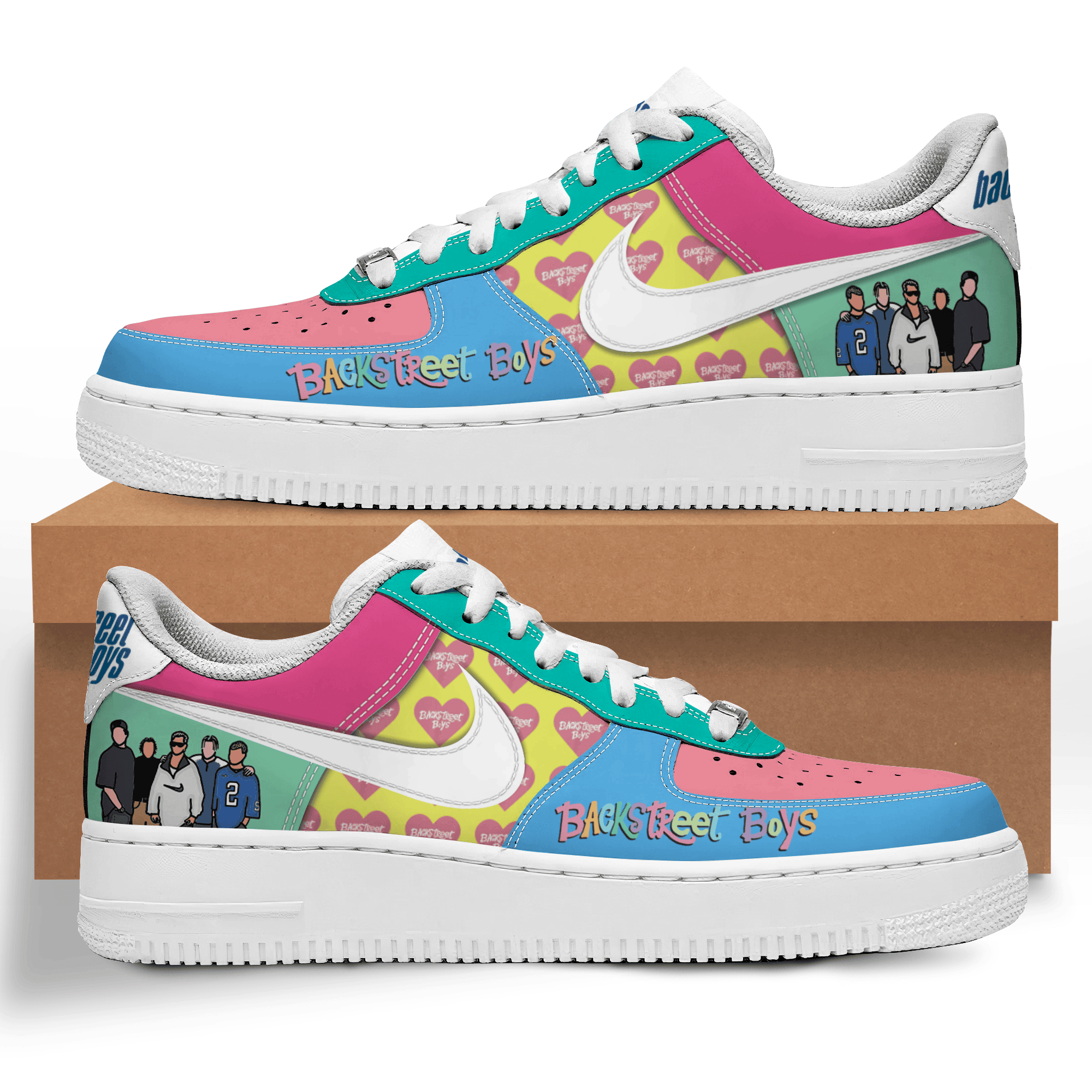 JWFancy Backstreet Boys Air Low-Top Sneakers Shoes For Men And Women