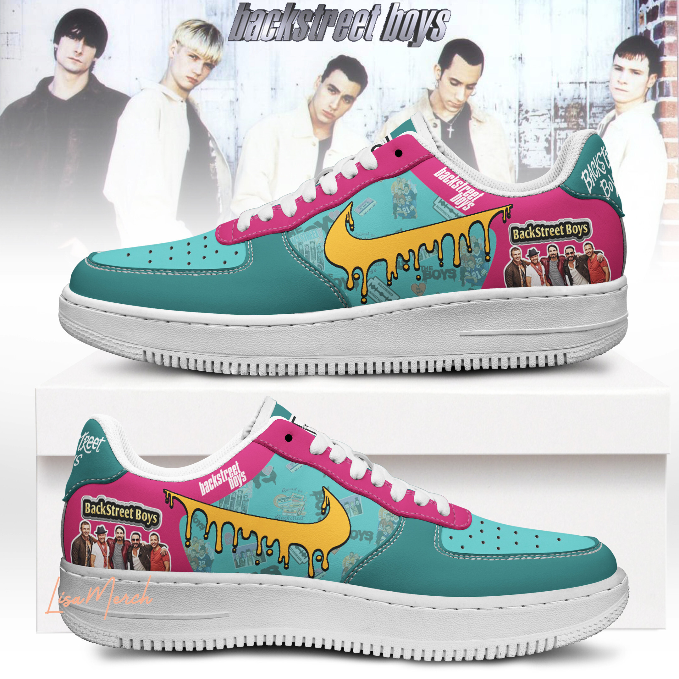 JWFancy Backstreet Boys Air Low-Top Sneakers Shoes For Men And Women