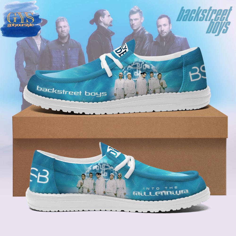 JWFancy Backstreet Boys Hey Dude Shoes Wally Men's Lace Up Loafers Comfortable For Men And Women
