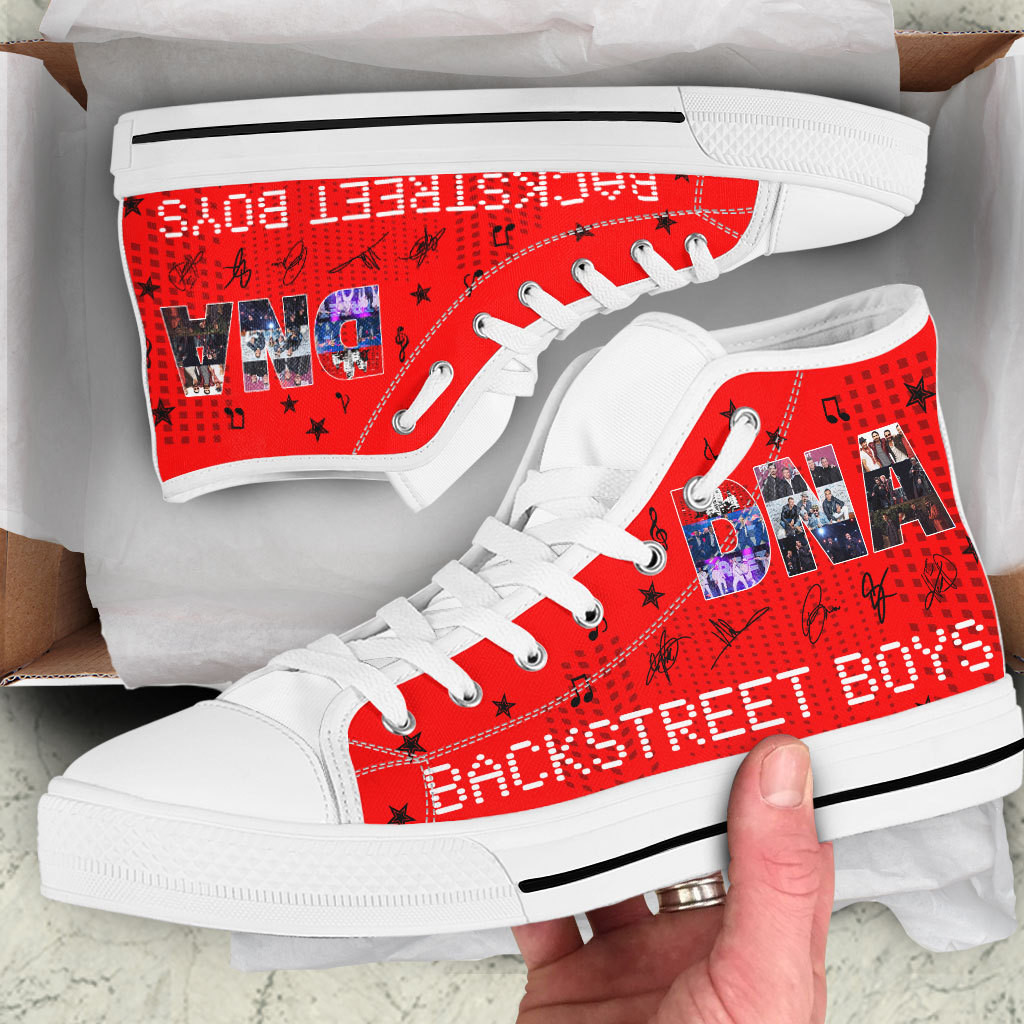 JWFancy Backstreet Boys High Top Canvas Sneakers Shoes For Men And Women