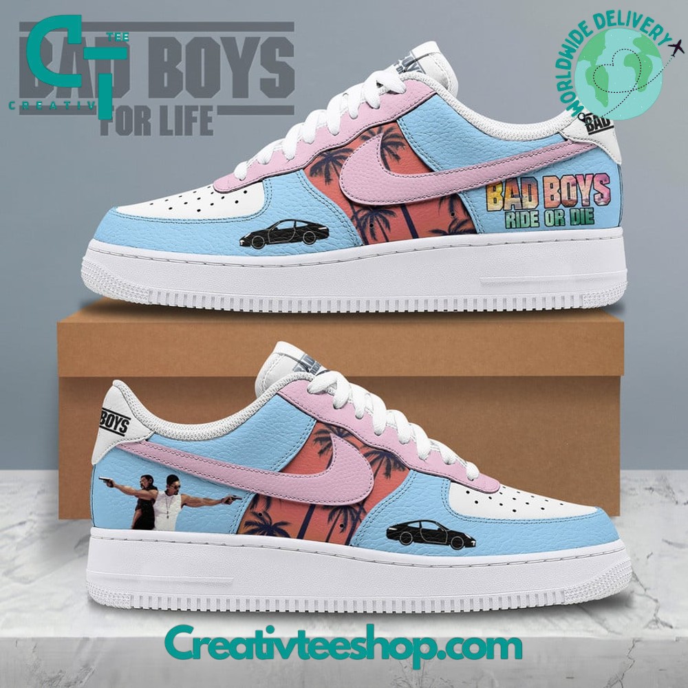 JWFancy Bad Boys Ride or Die Air Low-Top Sneakers Shoes For Men And Women