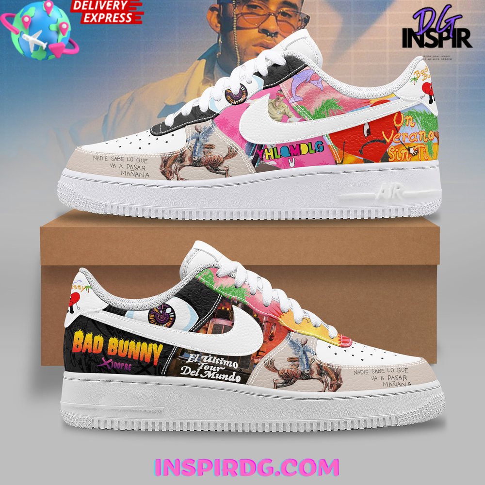 JWFancy Bad Bunny Air Low-Top Sneakers Shoes For Men And Women