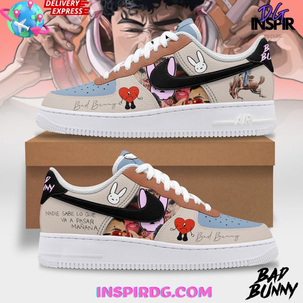 JWFancy Bad Bunny Air Low-Top Sneakers Shoes For Men And Women