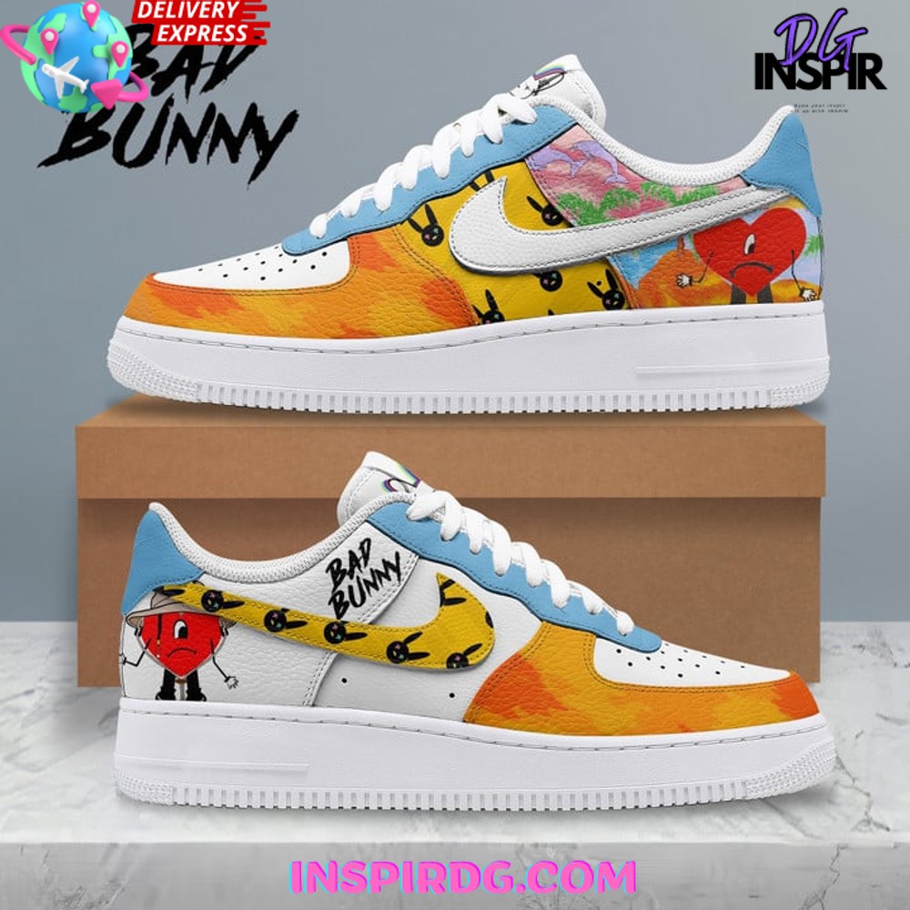 JWFancy Bad Bunny Air Low-Top Sneakers Shoes For Men And Women