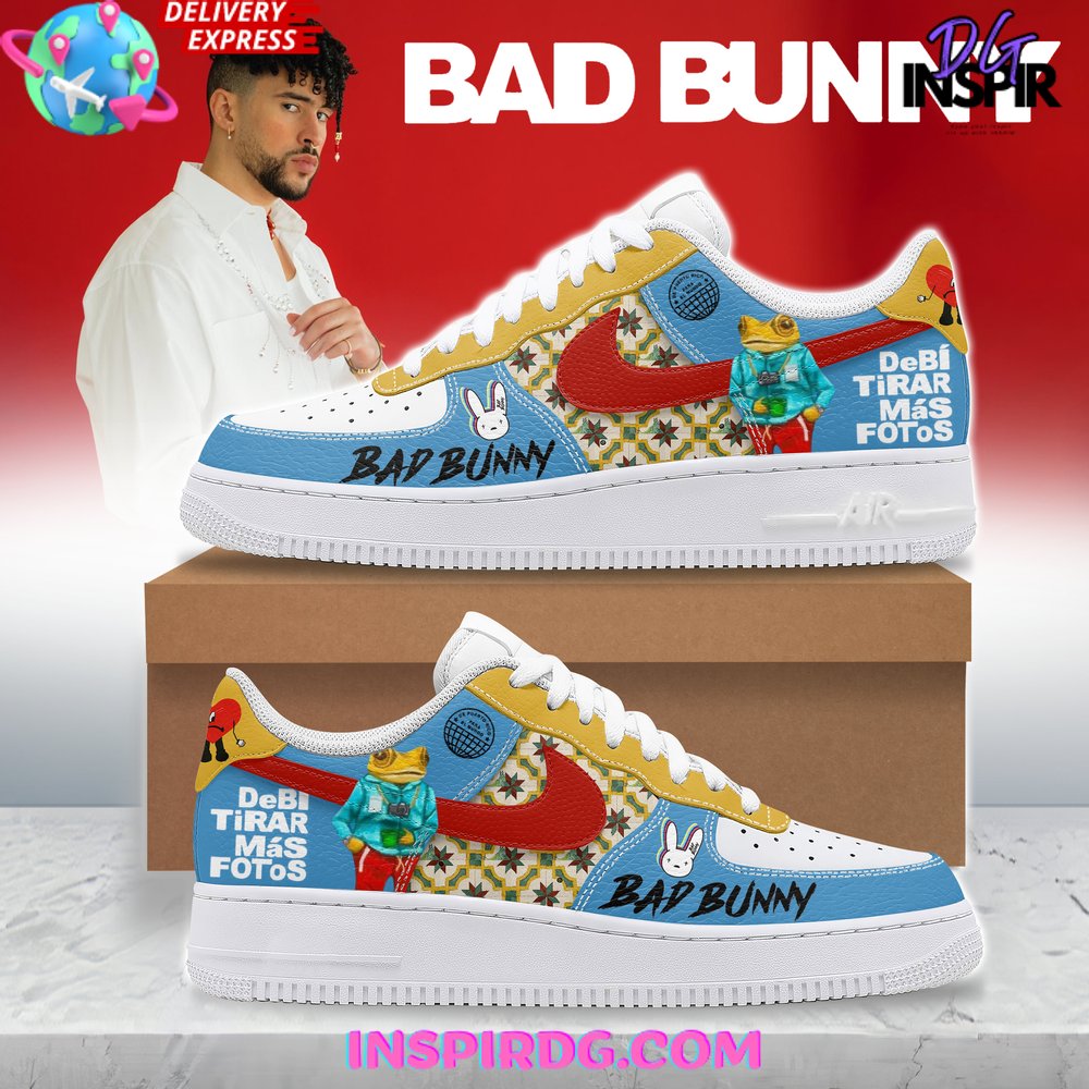 JWFancy Bad Bunny Air Low-Top Sneakers Shoes For Men And Women