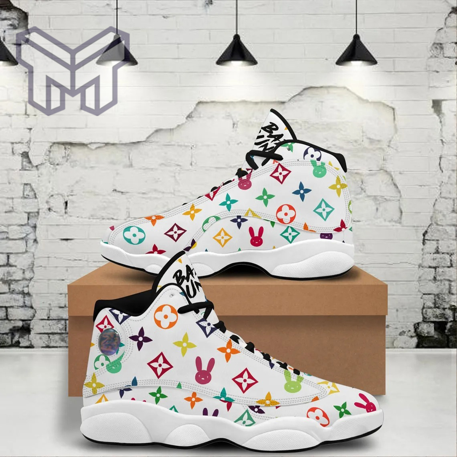 JWFancy Bad Bunny AJ13 Sneakers Shoes For Men And Women