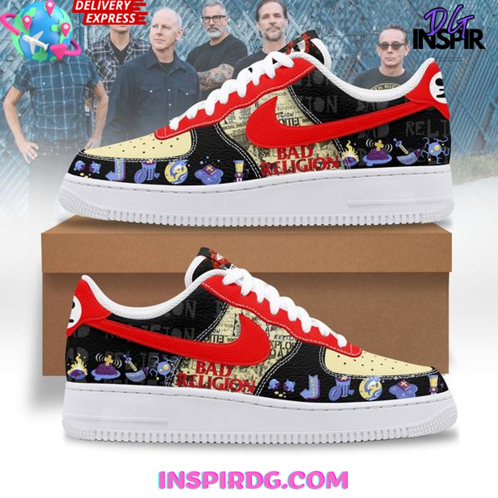 JWFancy Bad Religion Air Low-Top Sneakers Shoes For Men And Women