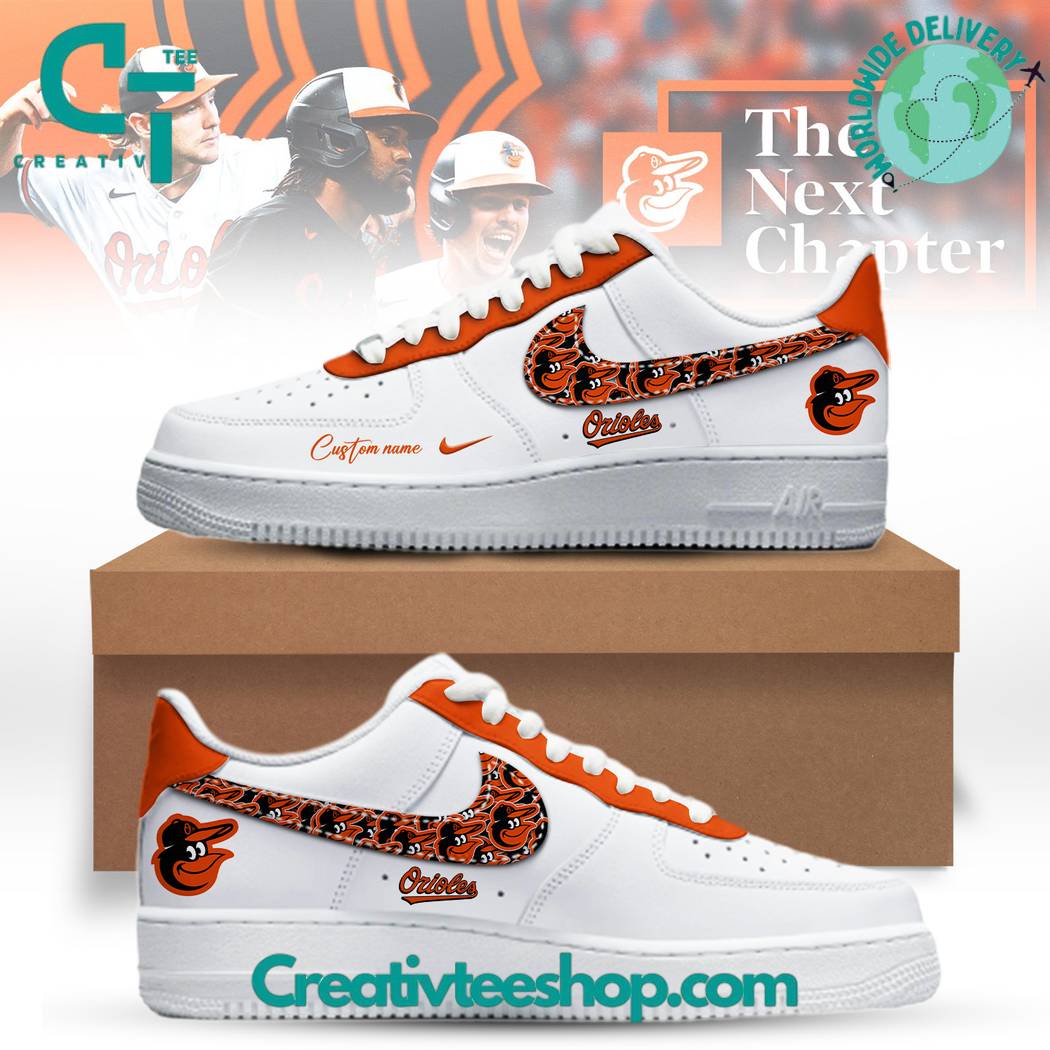 JWFancy Baltimore Orioles Air Low-Top Sneakers Shoes For Men And Women