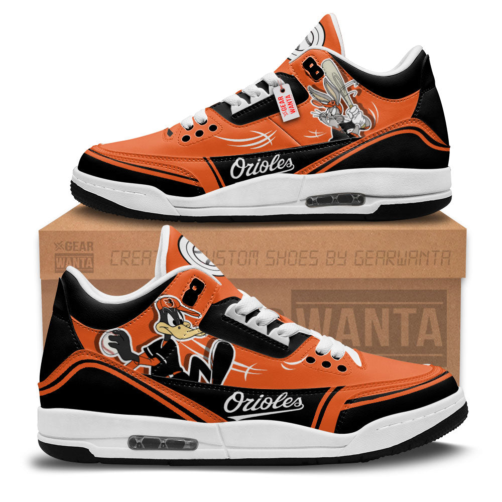 JWFancy Baltimore Orioles AJ3 Sneakers Shoes For Men And Women