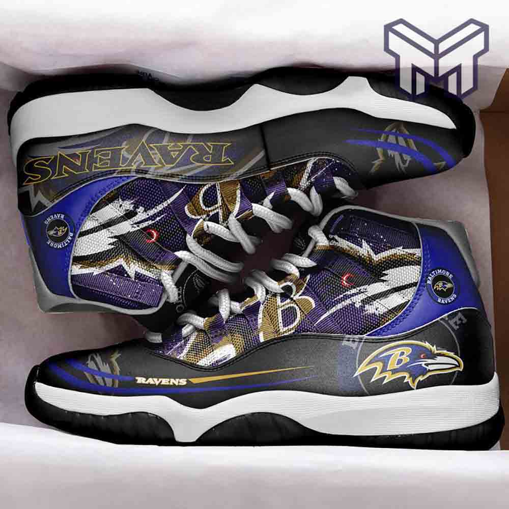 JWFancy Baltimore Ravens AJ11 Sneakers Shoes For Men And Women