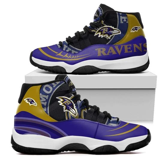 JWFancy Baltimore Ravens AJ13 Sneakers Shoes For Men And Women