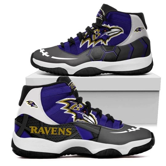 JWFancy Baltimore Ravens AJ13 Sneakers Shoes For Men And Women