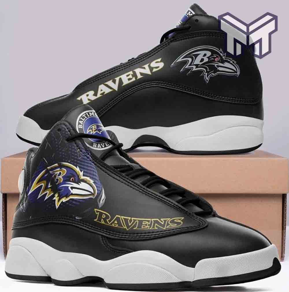 JWFancy Baltimore Ravens AJ13 Sneakers Shoes For Men And Women