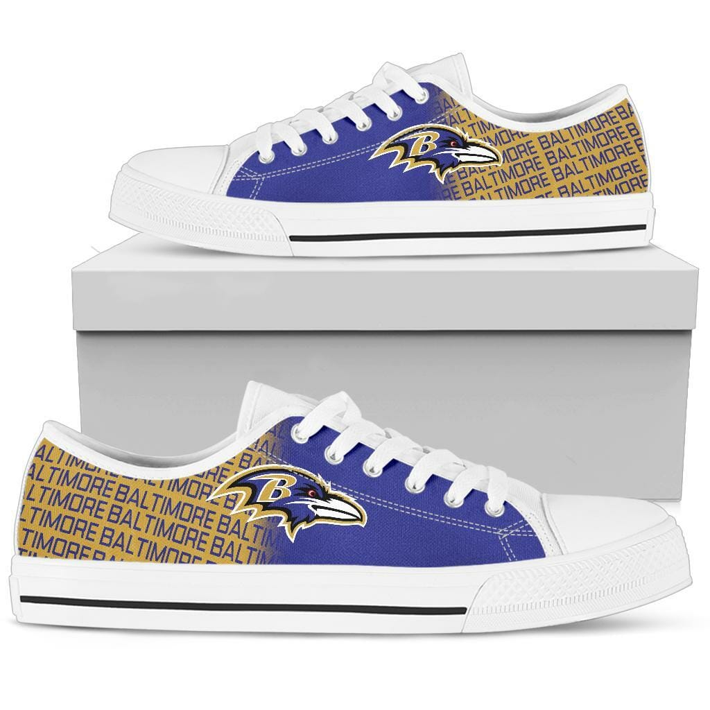 JWFancy Baltimore Ravens Low Top Canvas Sneakers Shoes For Men And Women