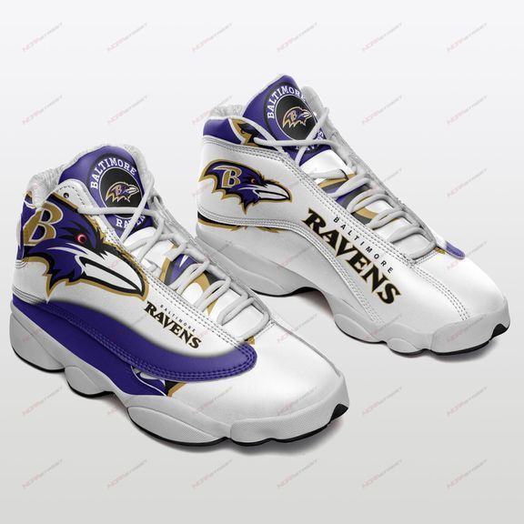 JWFancy Baltimore Ravens NFL AJ13 Sneakers Shoes For Men And Women