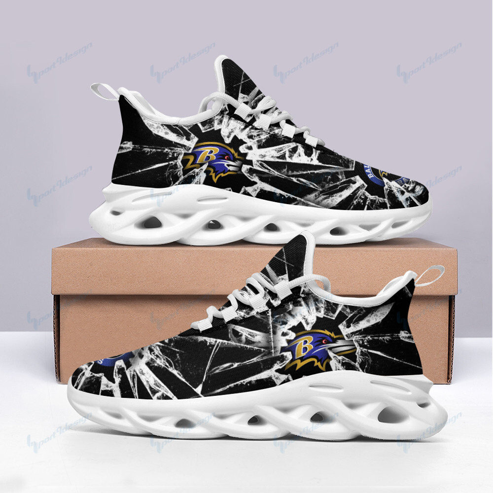 JWFancy Baltimore Ravens NFL Max Soul Shoes Sneakers For Men And Women