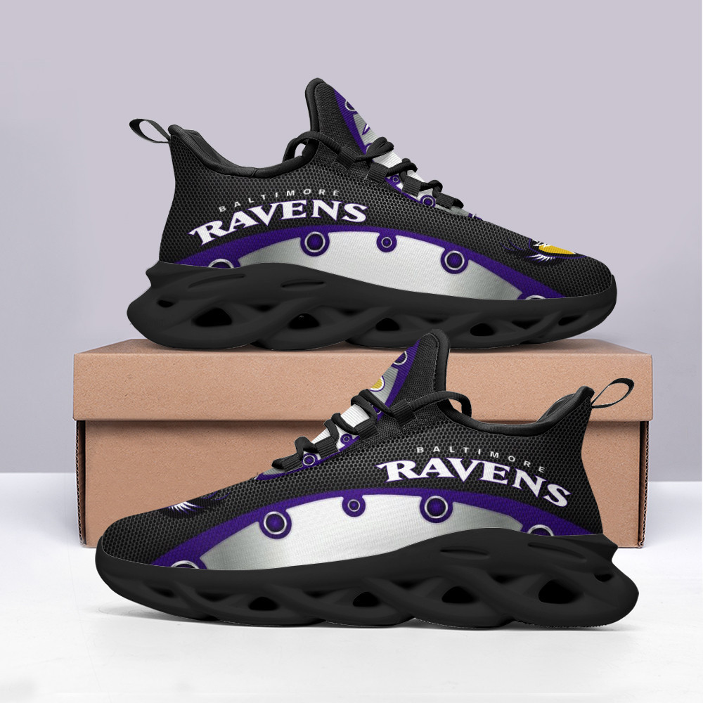 JWFancy Baltimore Ravens NFL Max Soul Shoes Sneakers For Men And Women