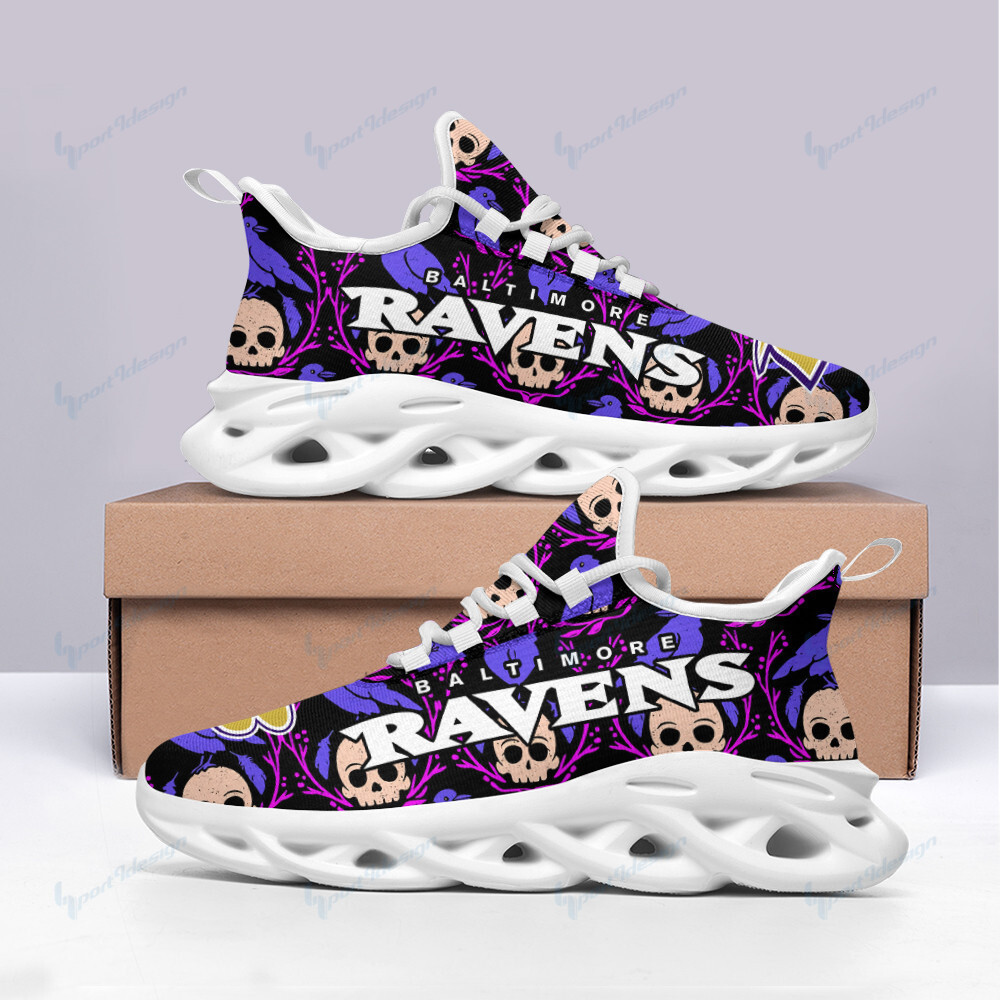 JWFancy Baltimore Ravens NFL Max Soul Shoes Sneakers For Men And Women