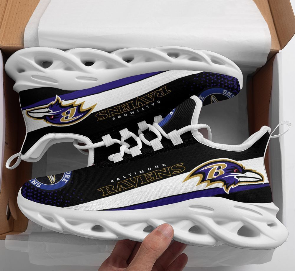 JWFancy Baltimore Ravens NFL Max Soul Shoes Sneakers For Men And Women