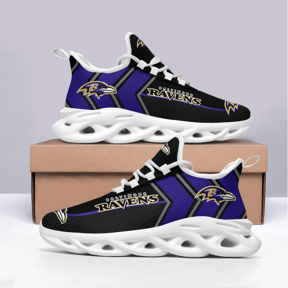 JWFancy Baltimore Ravens NFL Max Soul Shoes Sneakers For Men And Women