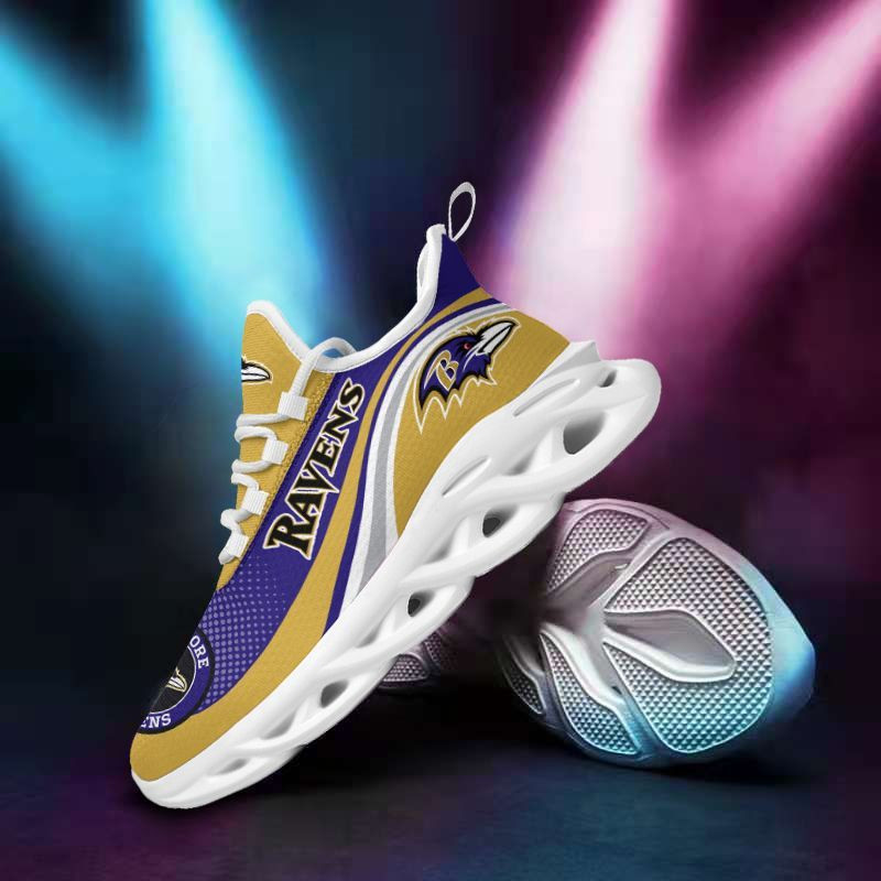 JWFancy Baltimore Ravens NFL Max Soul Shoes Sneakers For Men And Women