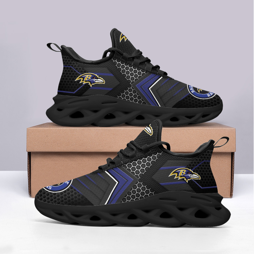 JWFancy Baltimore Ravens NFL Max Soul Shoes Sneakers For Men And Women