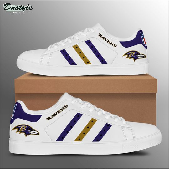 JWFancy Baltimore Ravens Skate Stan Shoes Sneakes For Men And Women