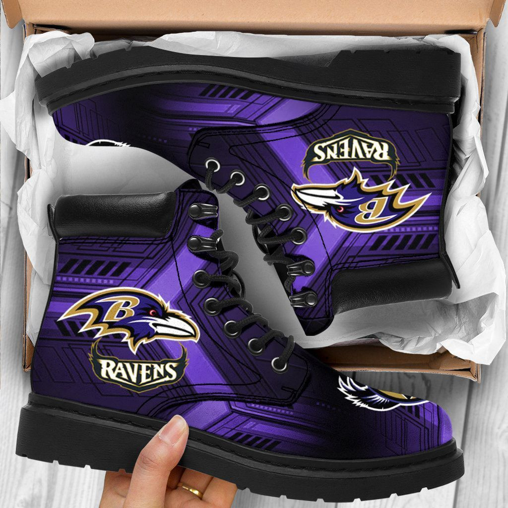 JWFancy Baltimore Ravens TBL Boots Shoes For Men And Women