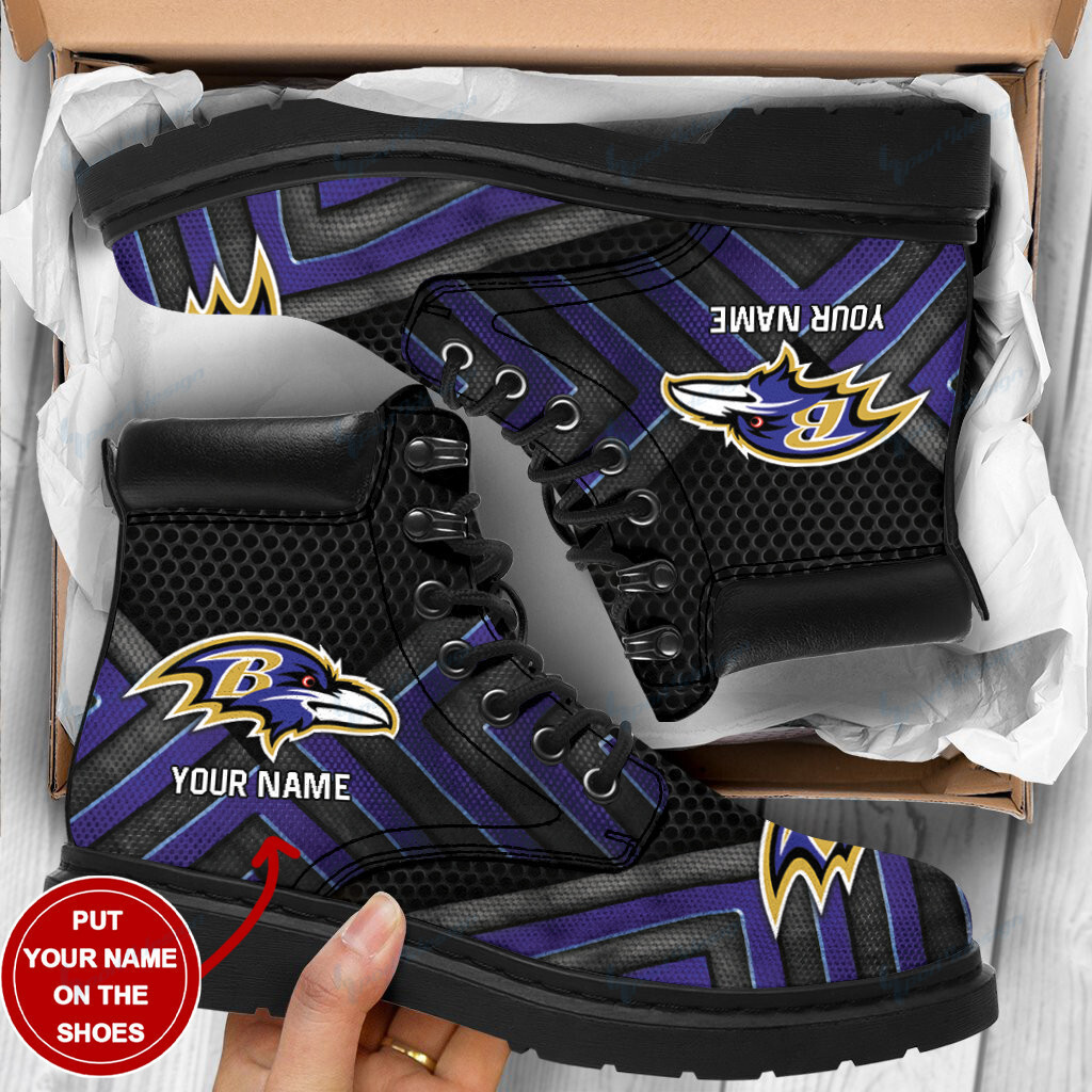 JWFancy Baltimore Ravens TBL Boots Shoes For Men And Women