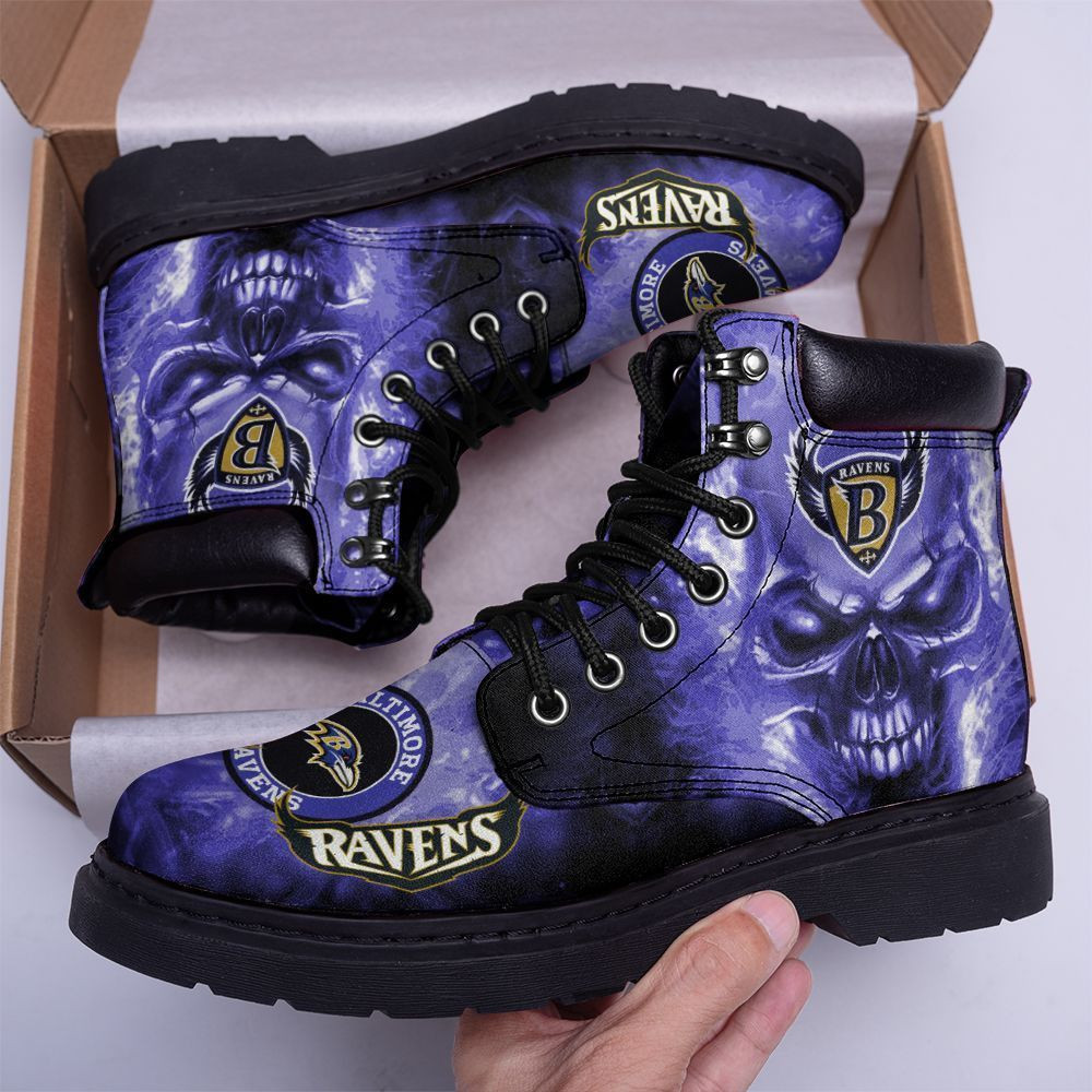 JWFancy Baltimore Ravens TBL Boots Shoes For Men And Women