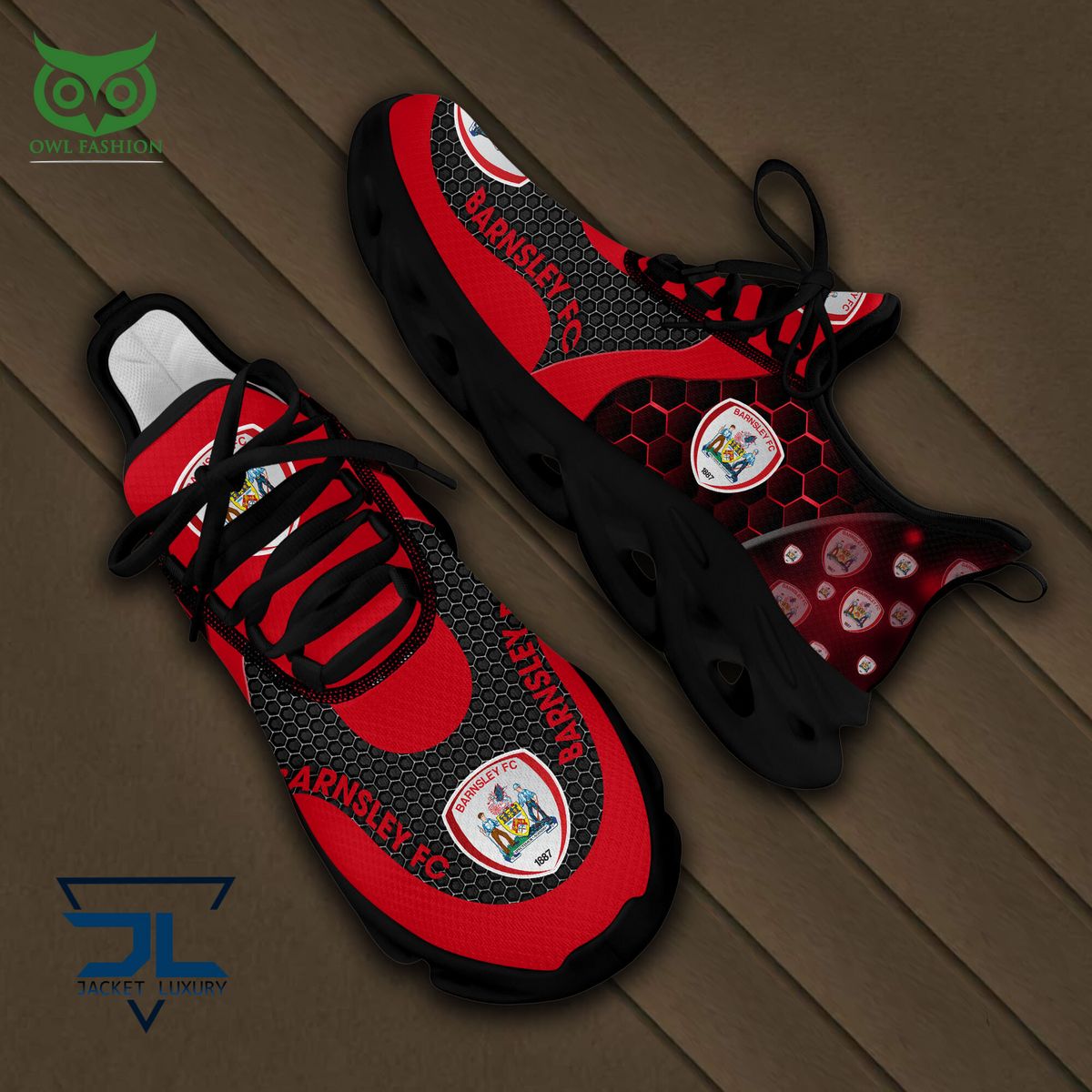 JWFancy Barnsley FC Max Soul Shoes Sneakers For Men And Women