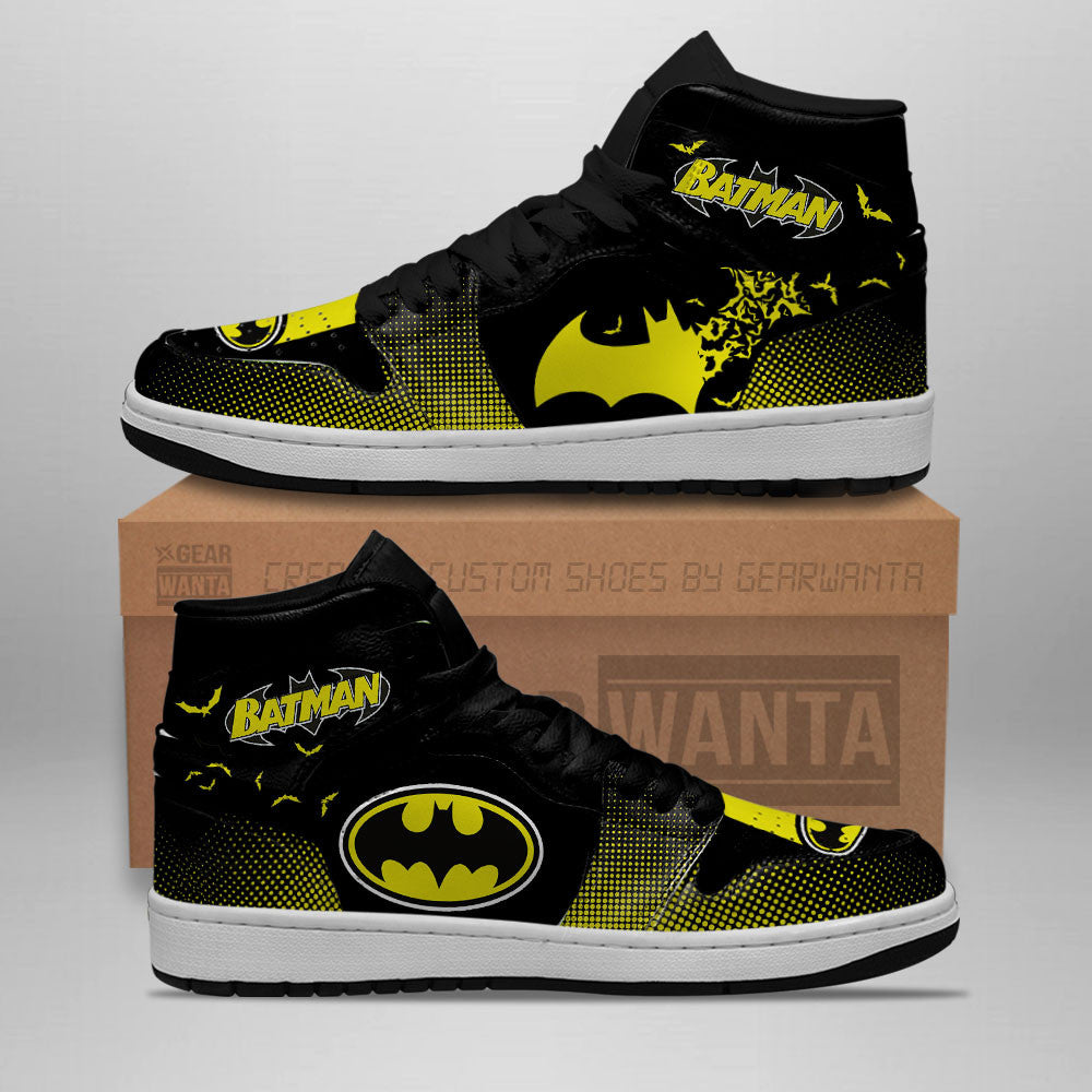 JWFancy Batman AJ1 High Sneakers Shoes For Men And Women
