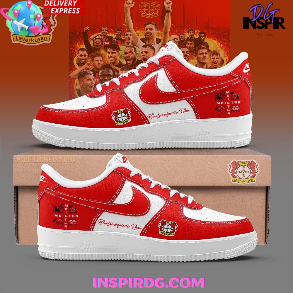 JWFancy Bayer 04 Leverkusen Air Low-Top Sneakers Shoes For Men And Women